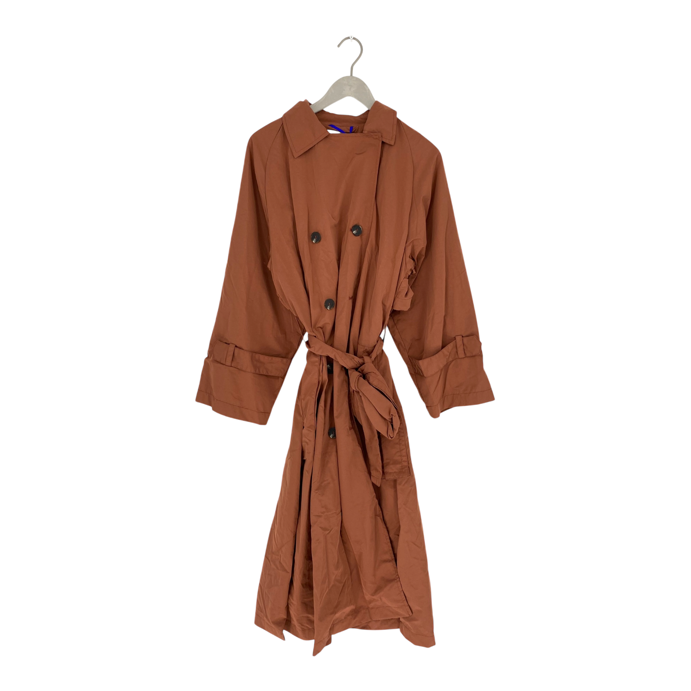 Embassy of Bricks and Logs kalvi trench coat, mahogany | woman S