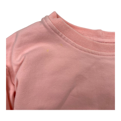 Gugguu frill sweat dress, pink | 80cm