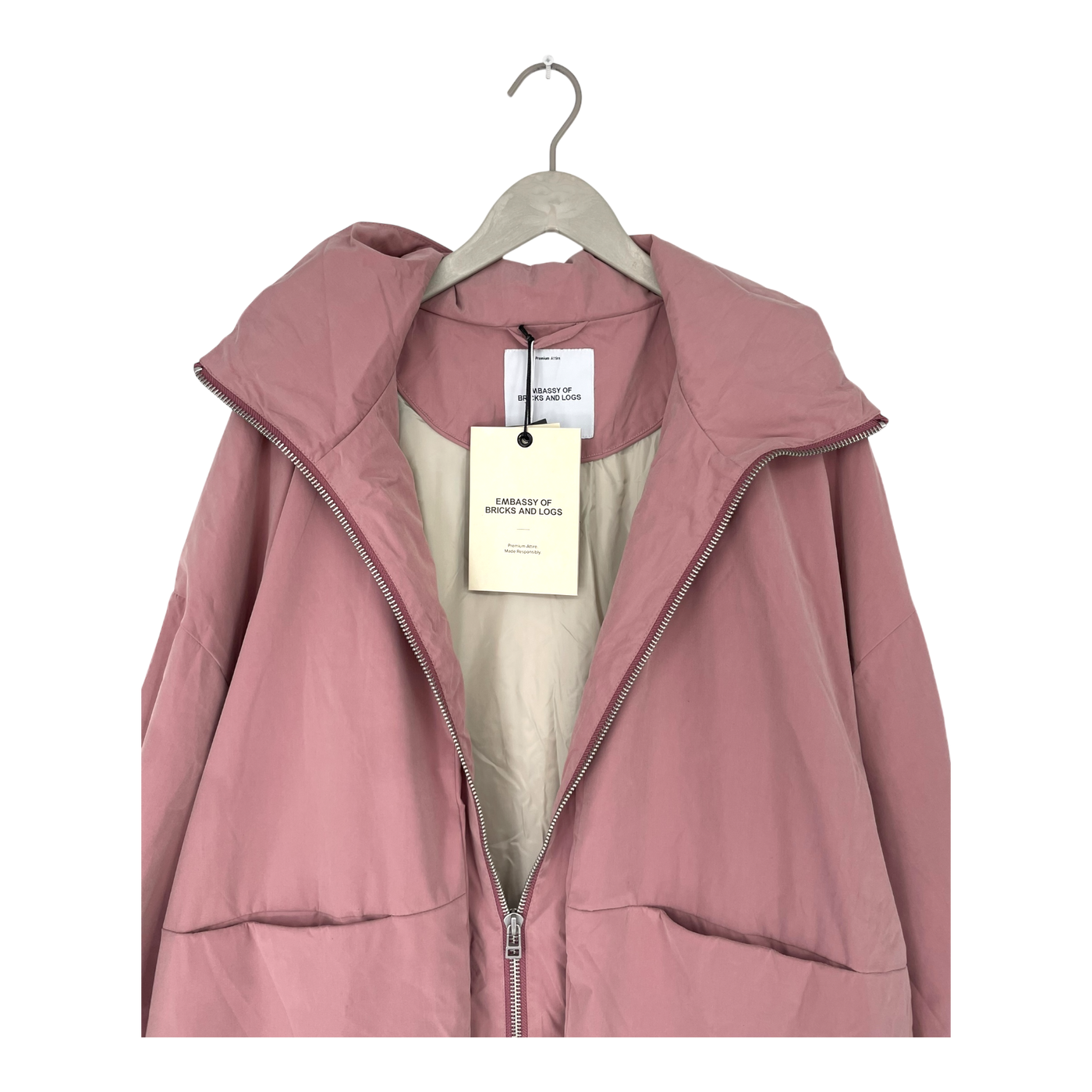 Embassy of Bricks and Logs visby coat, mauve | woman S