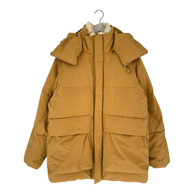 Embassy of Bricks and Logs whidbey winter jacket, mustard yellow | unisex L