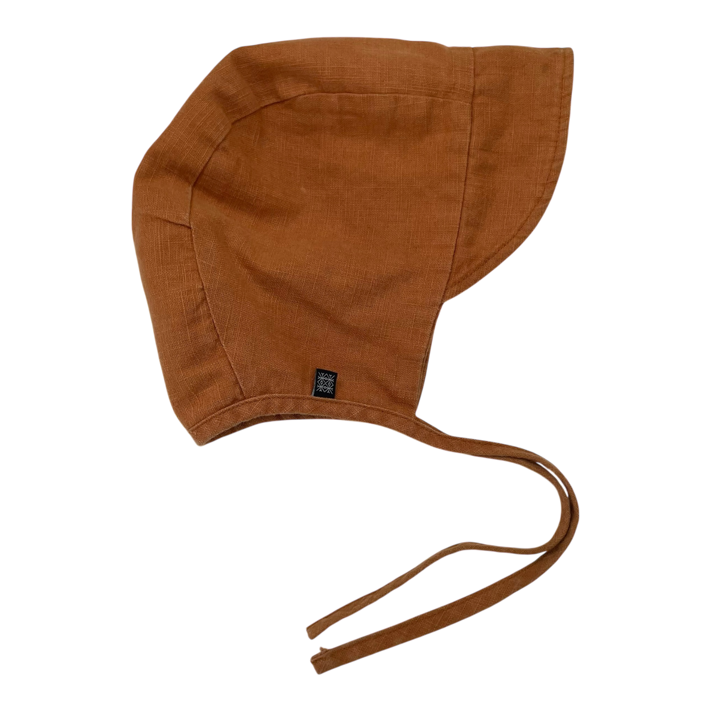 Kaiko linen bonnet, orange | 1,5-5 years