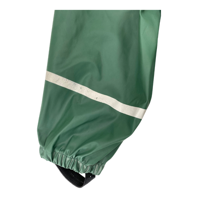 Polarn O. Pyret Rain Latzhose, dunkelgrün | 86/92 cm