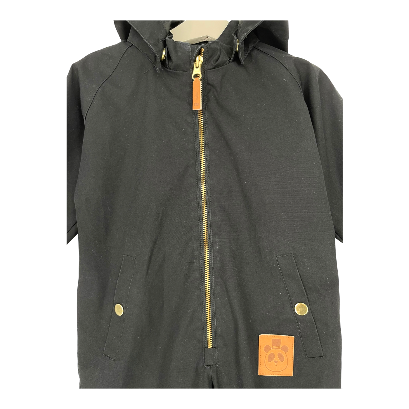 Mini Rodini pico overall, black | 86cm