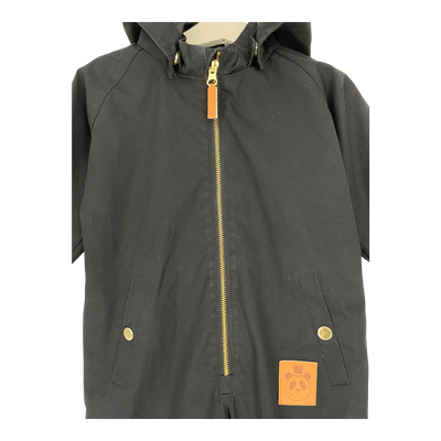 Mini Rodini pico overall, black | 86cm