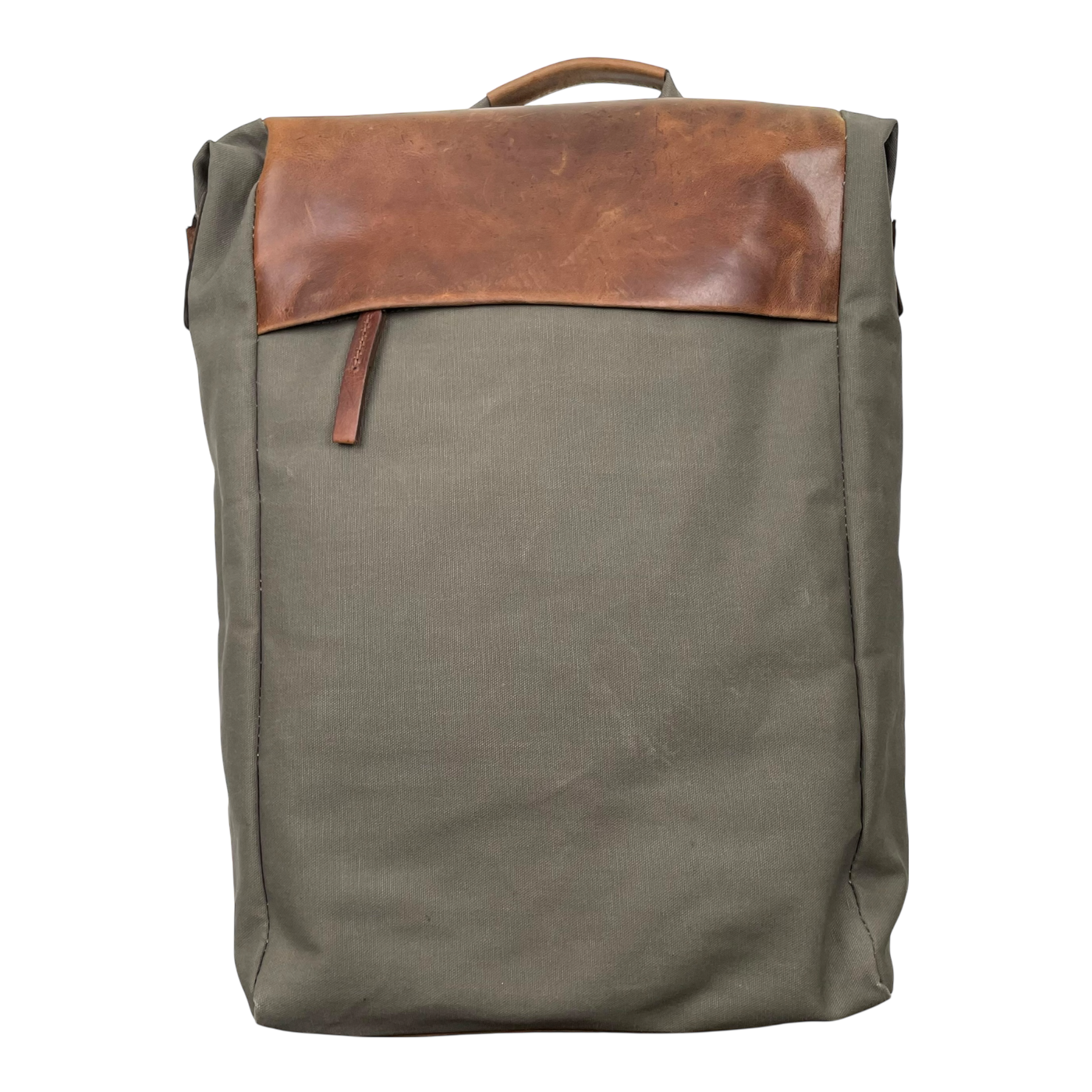 Harold's Bags wax backpack, khaki/brown