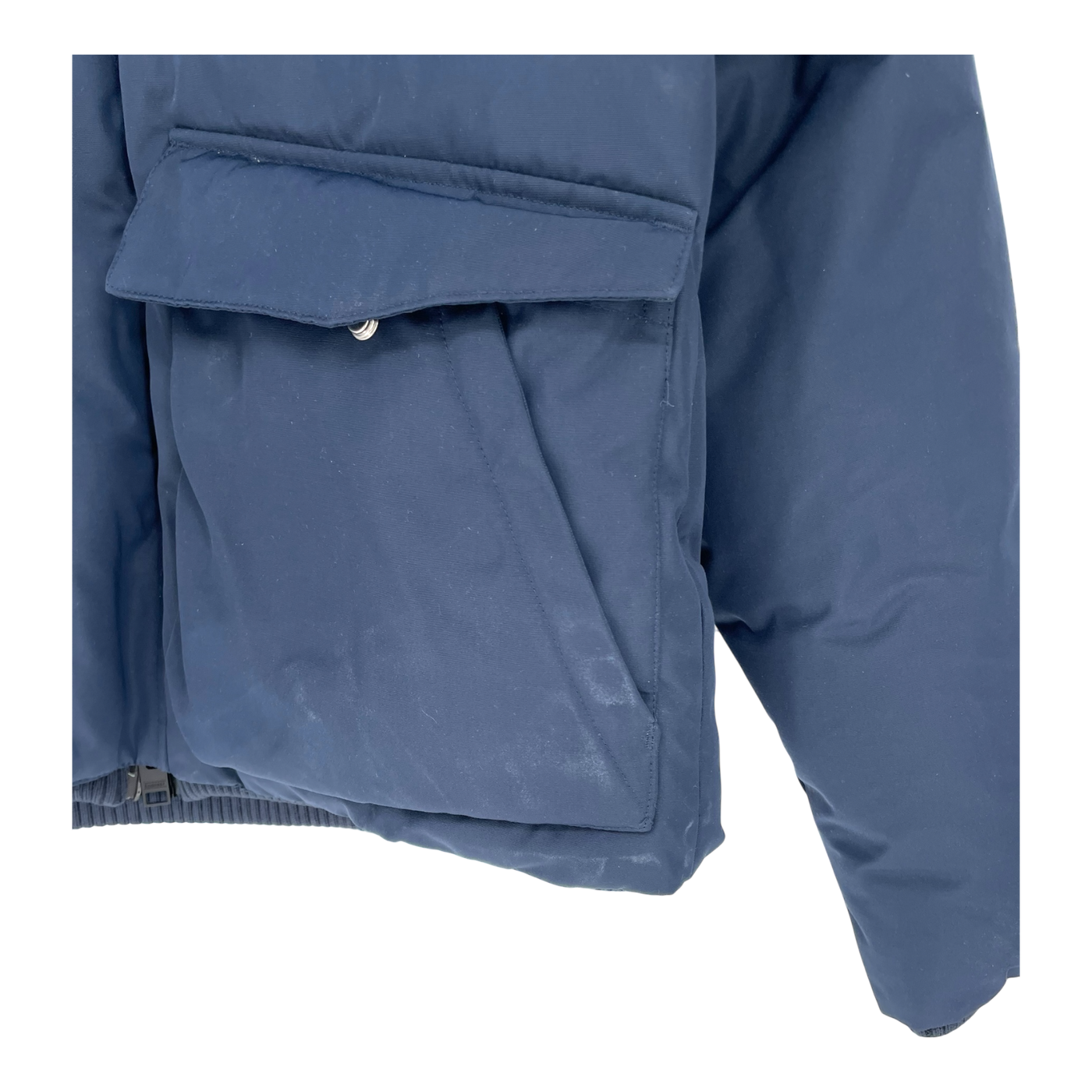 Embassy of Bricks and Logs hardwick puffer jacket, navy blue | unisex L