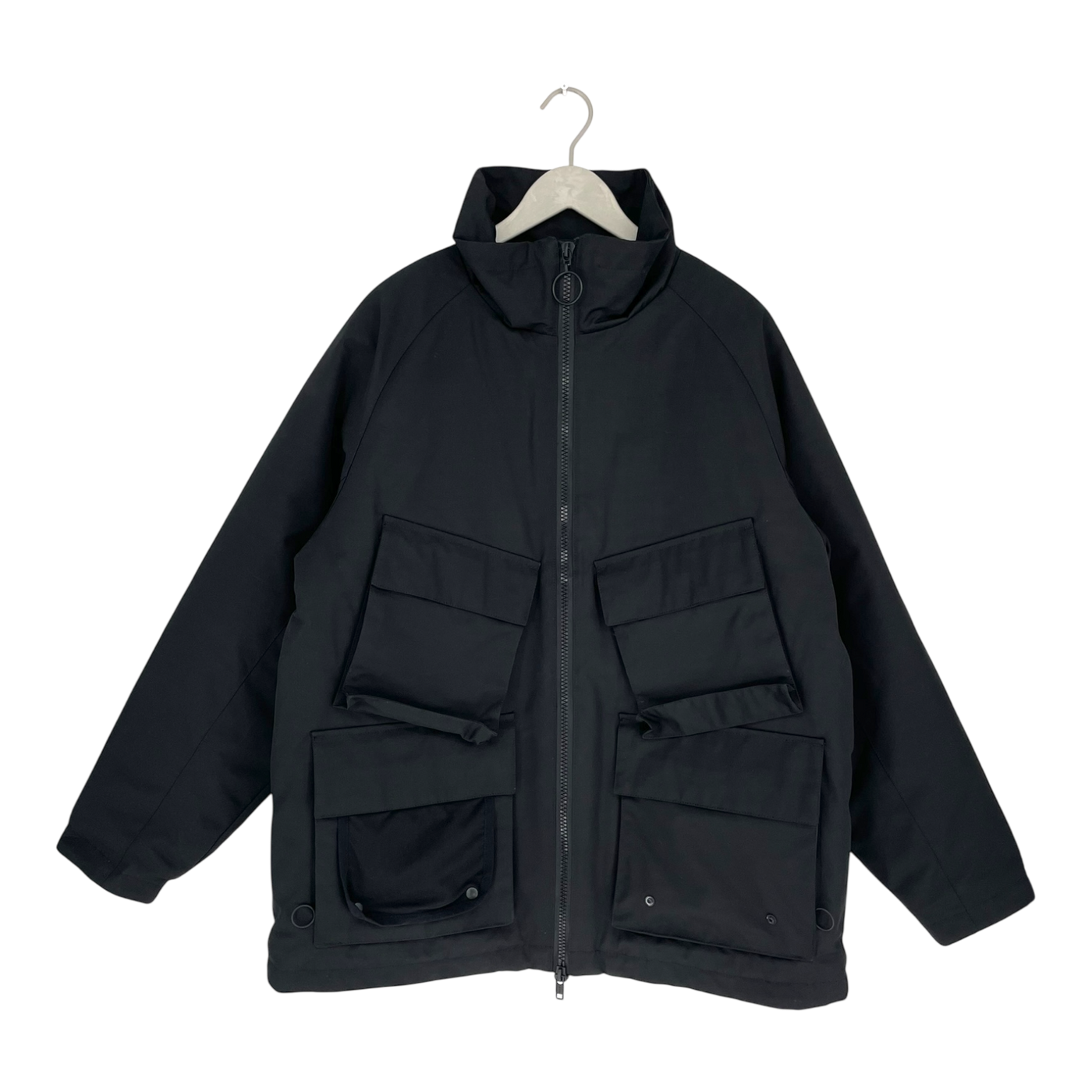 Embassy of Bricks and Logs parka jacket, black | unisex L