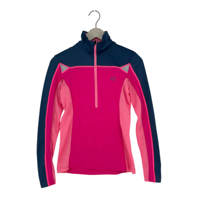Kari Traa half zip shirt, pink | woman S