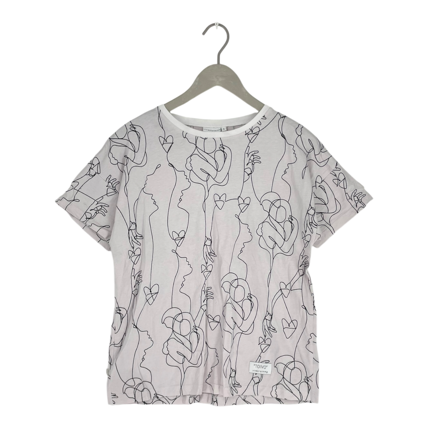Riva Clothing toivo t-shirt, white | unisex S