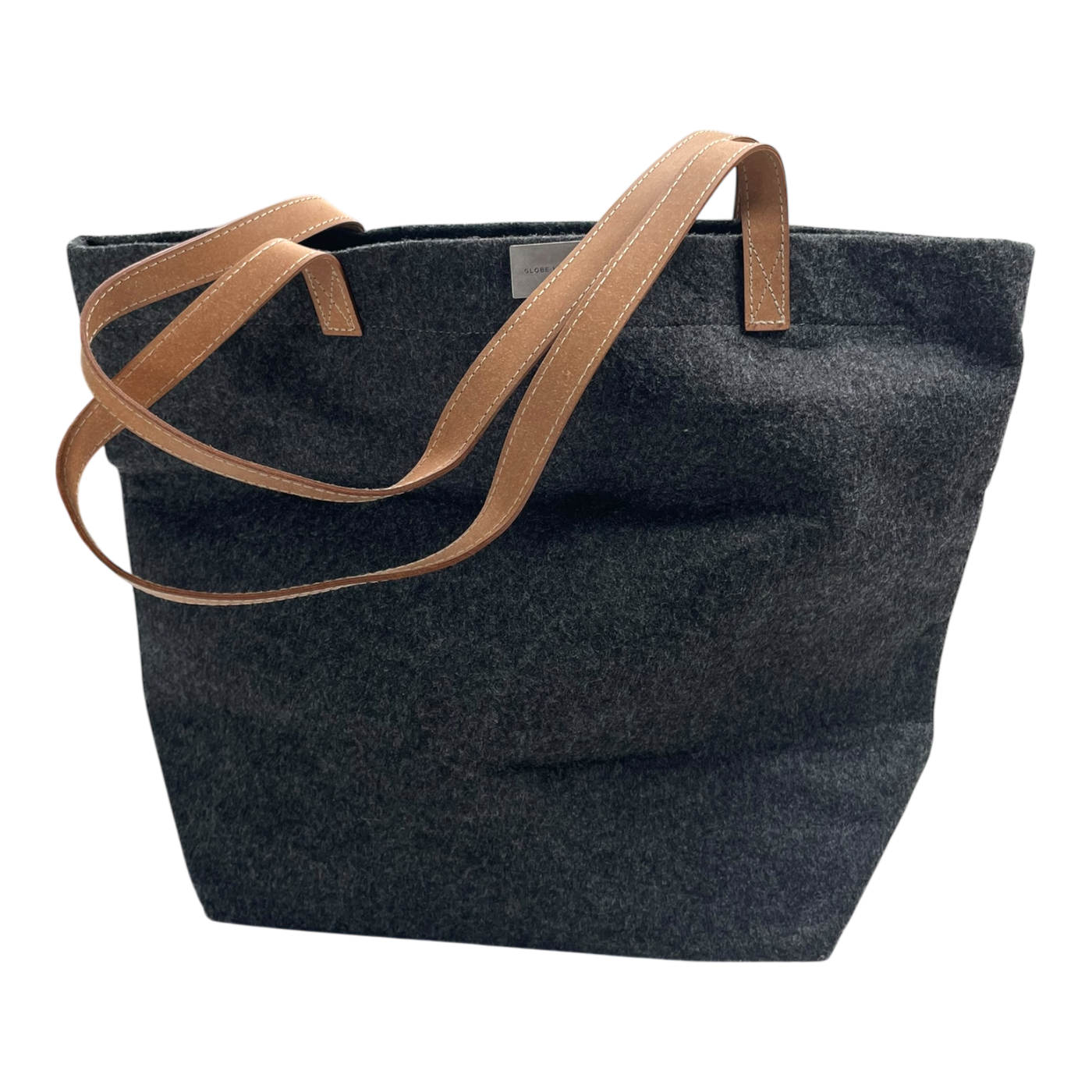 Globe Hope felt shoulder bag, grey