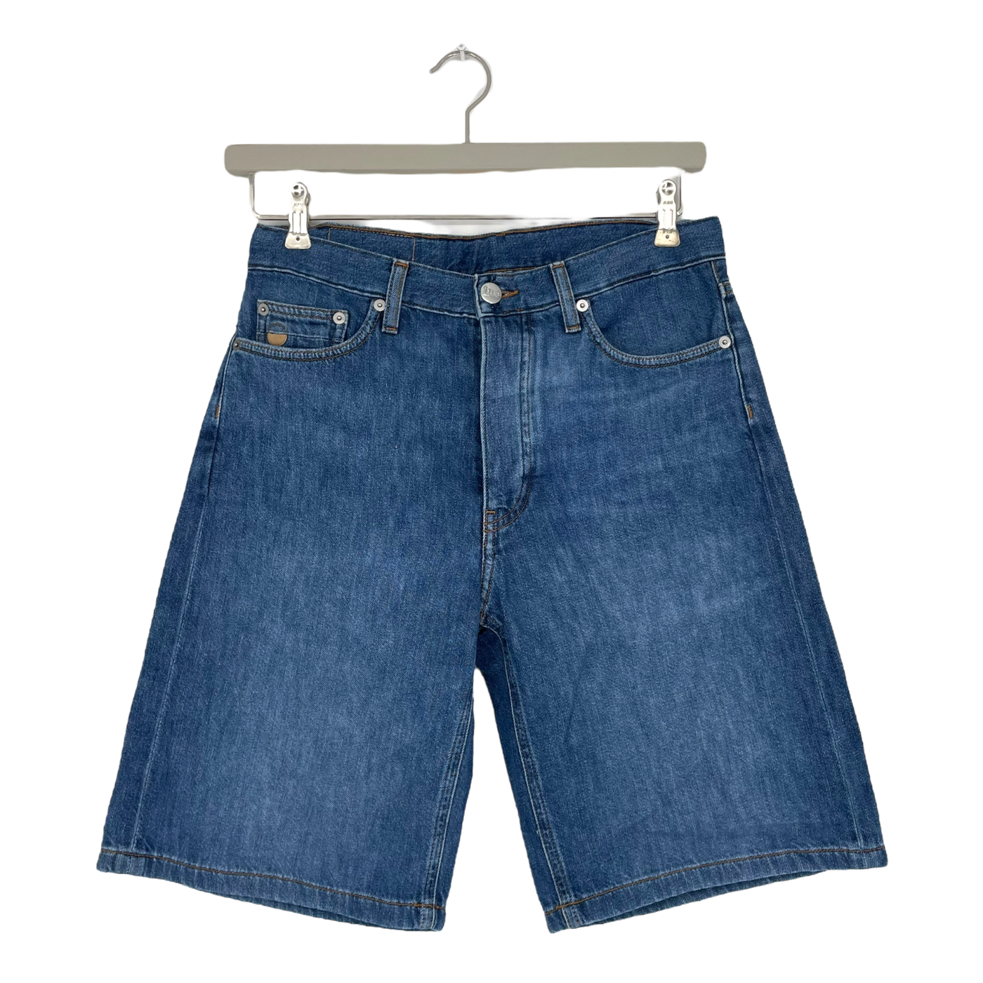 Mud Jeans new short relaxed, denim blue | woman S