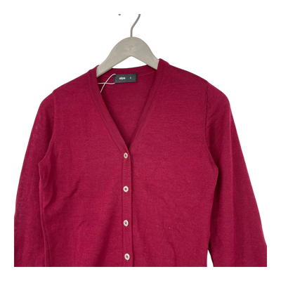 Alpa silent alpaca wool cardigan, wine | woman S