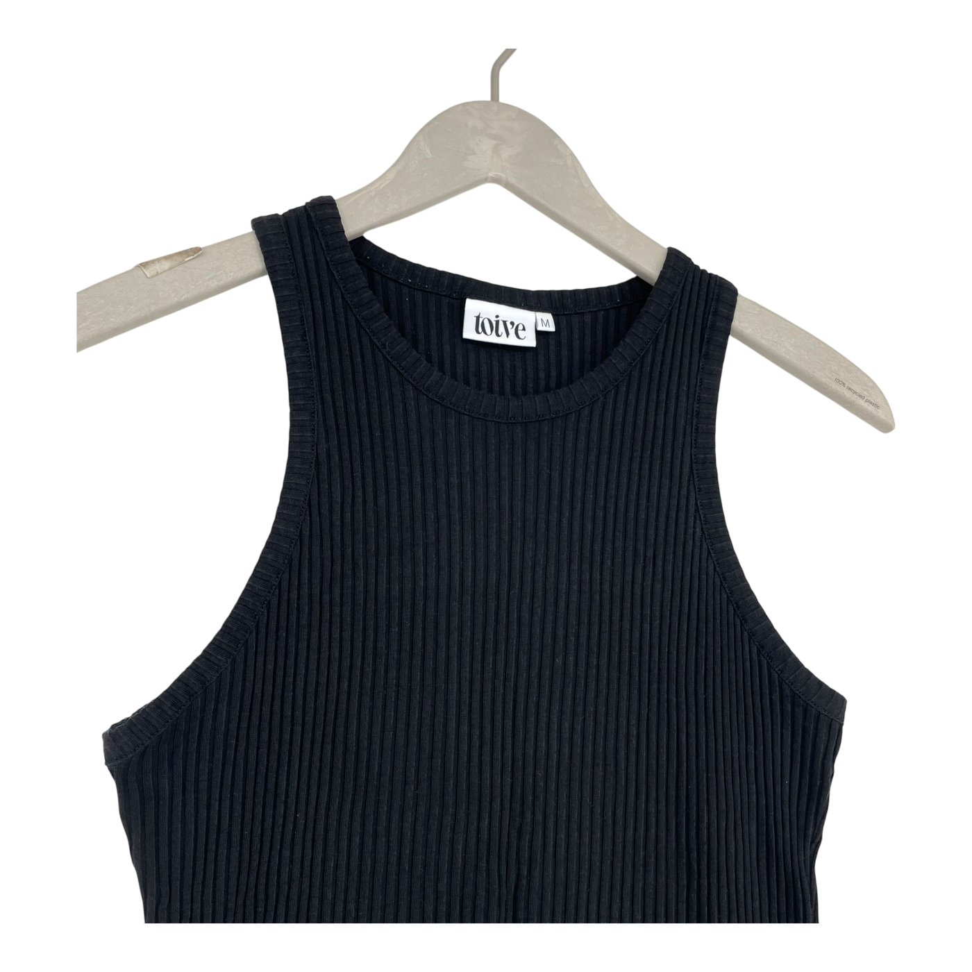 Toive rib top, black | woman M