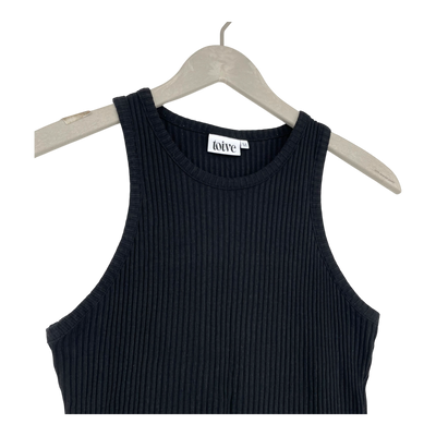 Toive rib top, black | woman M