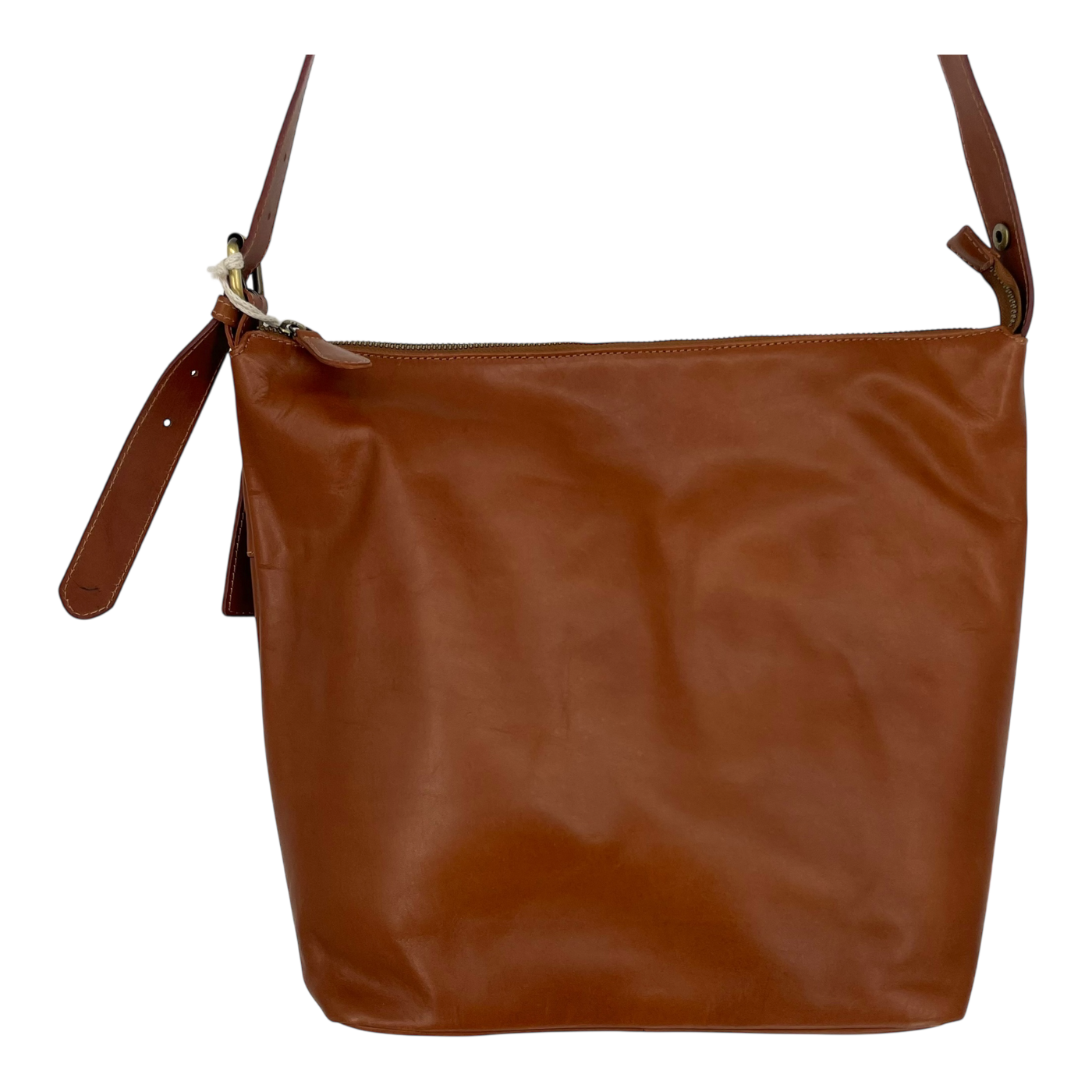 Holzrichter leather hobo bag, caramel