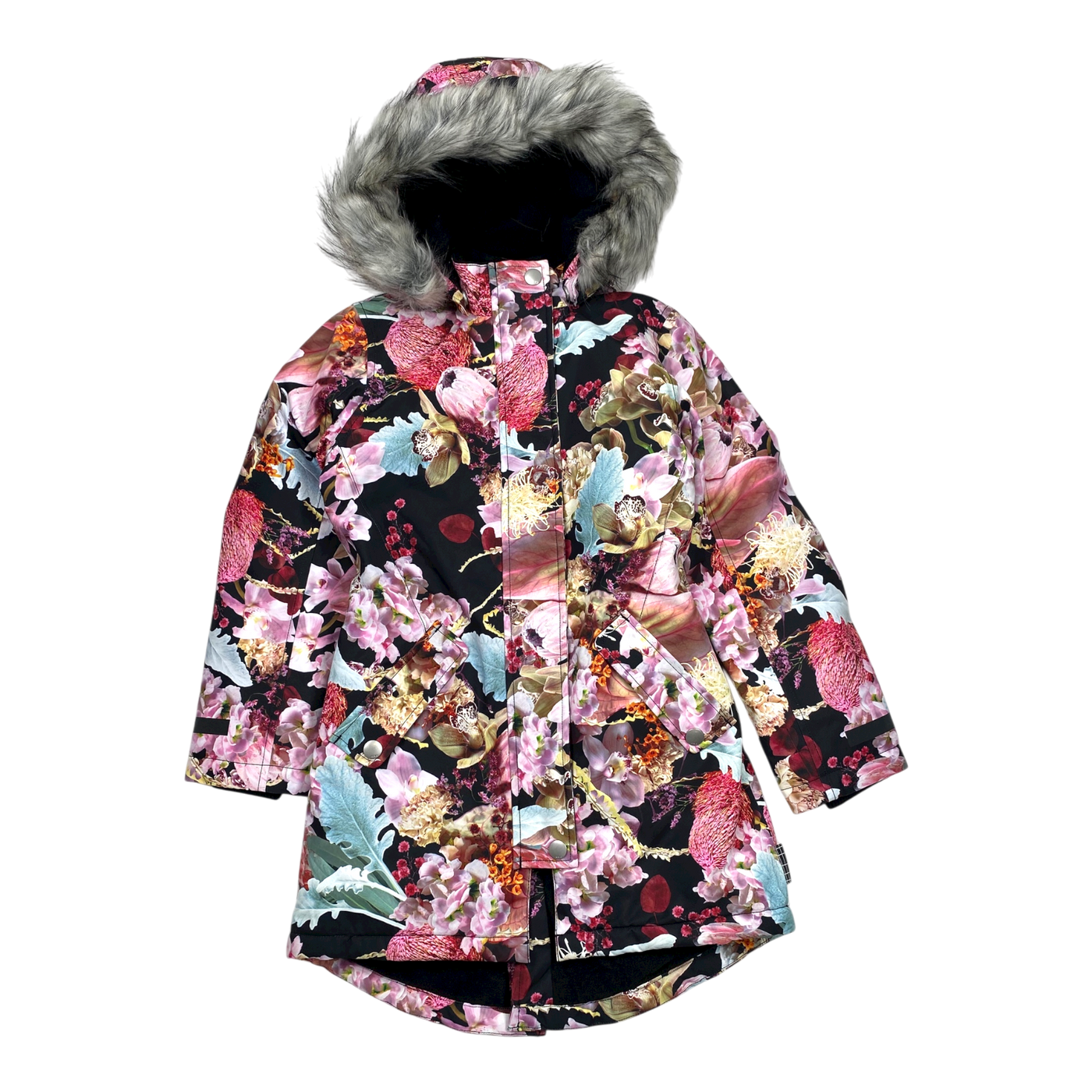 Molo peace winter parka, bouquet | 134cm