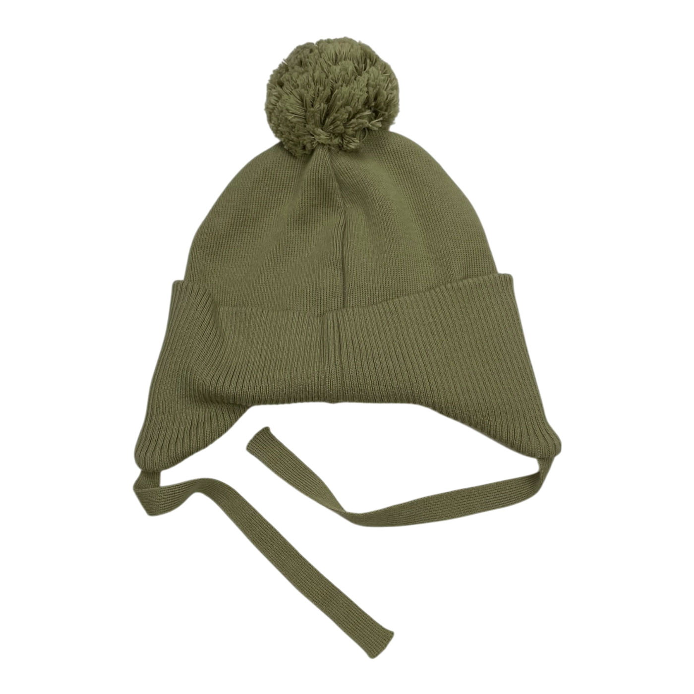 Metsola knit cotton beanie, green | 3-4y