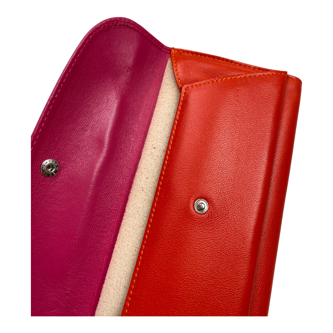 LUMI sylvi maxi trifold wallet, red / pink