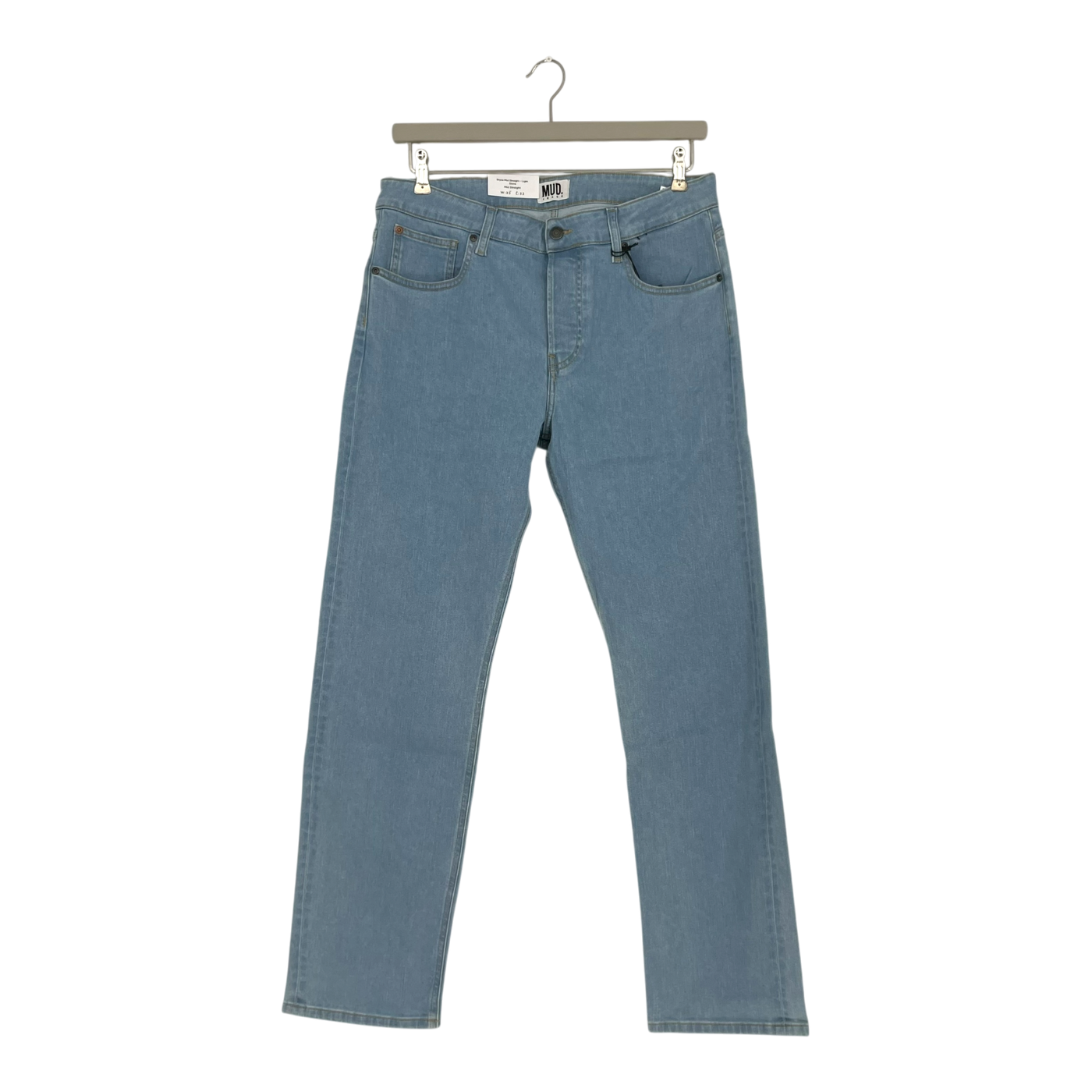 Mud Jeans bryce straigt jeans, light denim | man 33/32