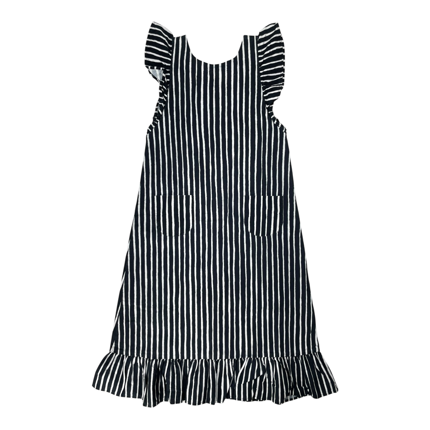 Marimekko vintage woven dress, stripes | 140cm
