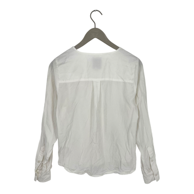 Kaiko v-neck button blouse, white | woman S