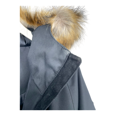 Makia winter parka jacket, black | woman S