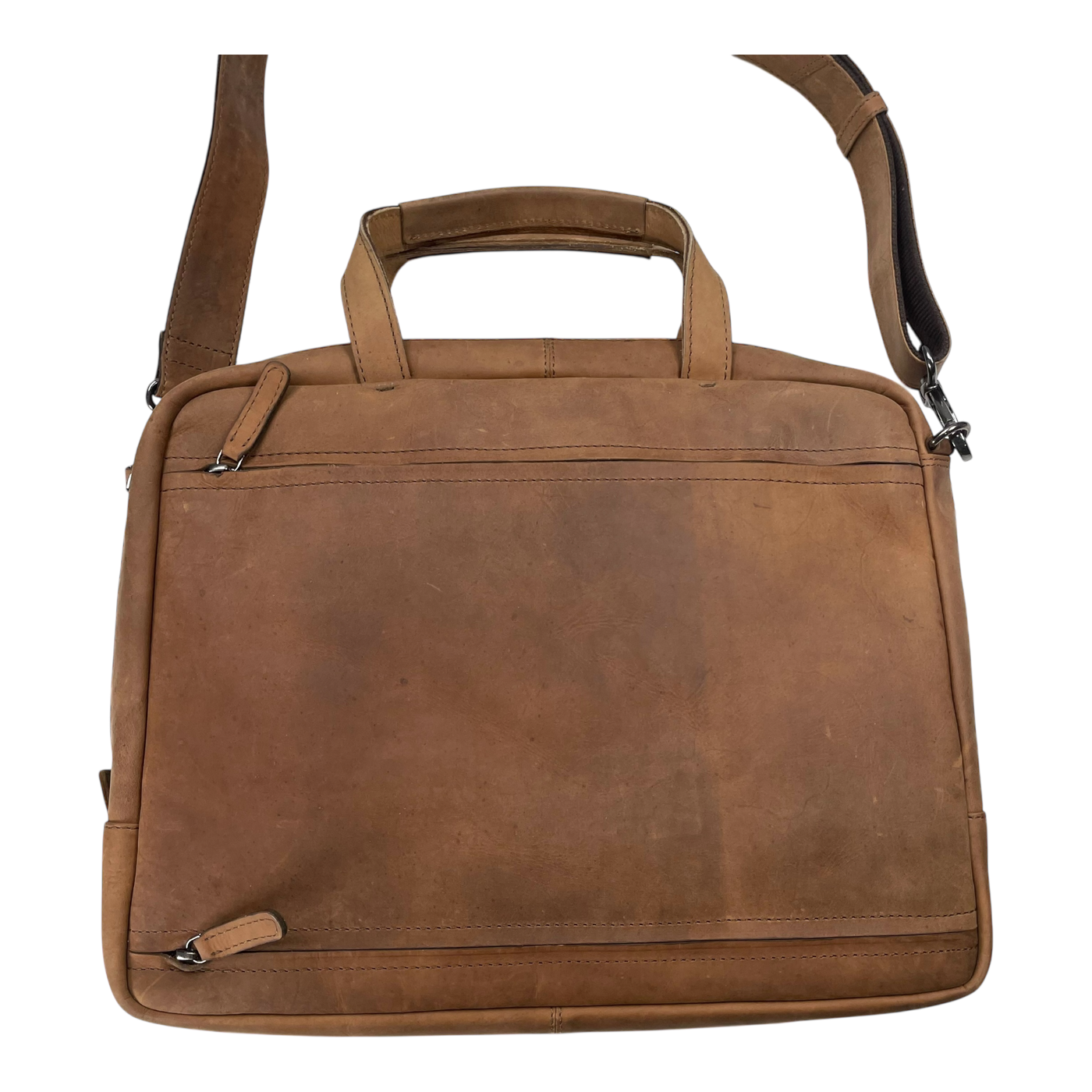Harold's Bags leather ‭briefcase, antic