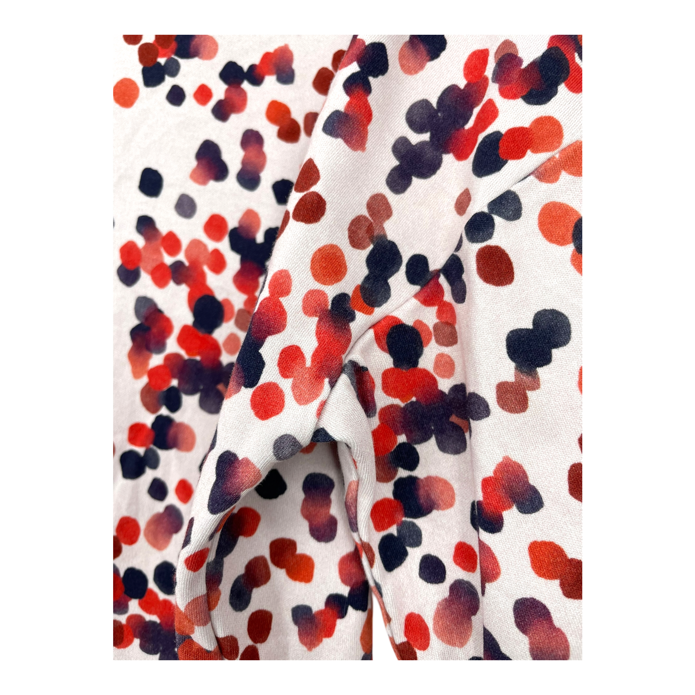 Riva clothing cropped t-shirt, dots | woman S