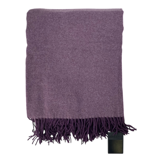 Zoeppritz laurin wool blanket, purple | 140cm x 190cm
