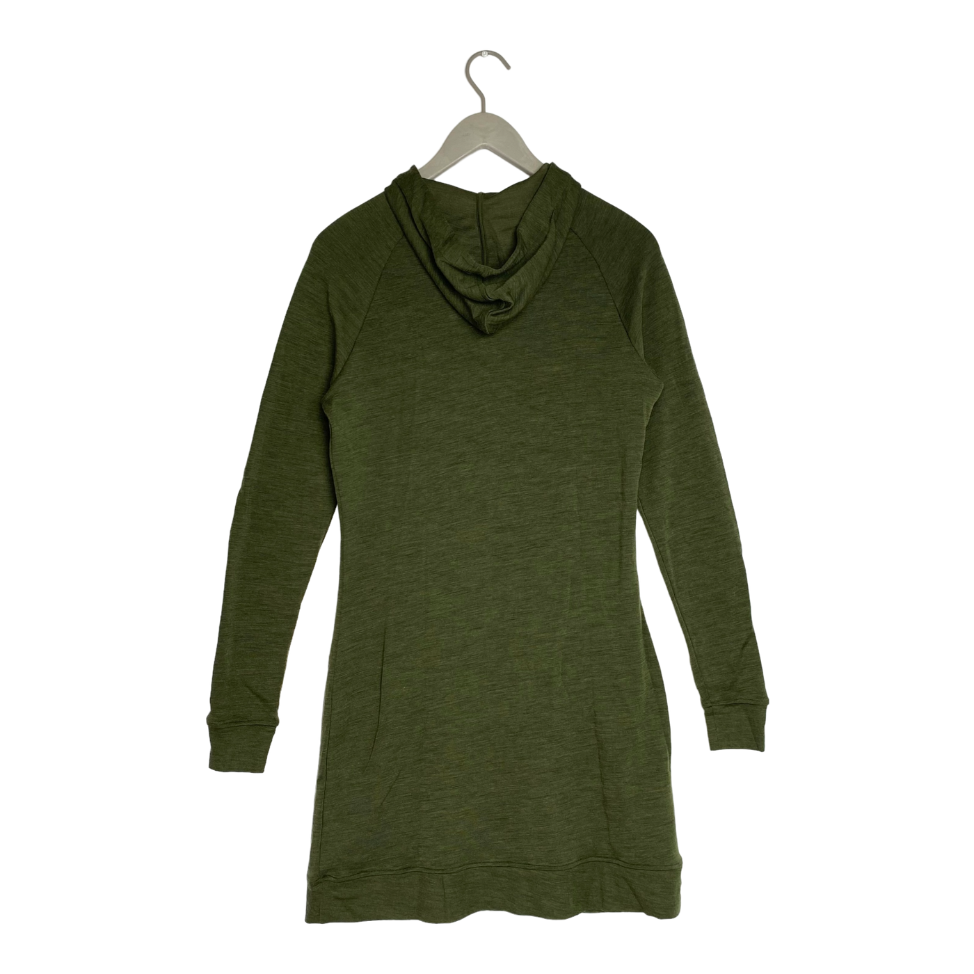 North Outdoor all day merino hoodie dress kei, green | woman M
