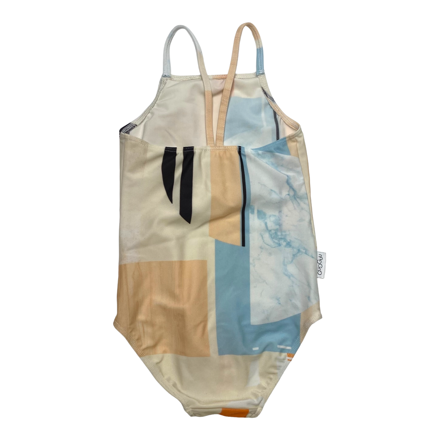 Gugguu swimsuit, baby blue/peach | 110cm