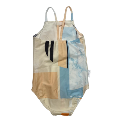 Gugguu swimsuit, baby blue/peach | 110cm