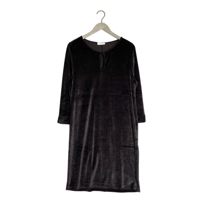 Alchemist velour dress, jet | woman M