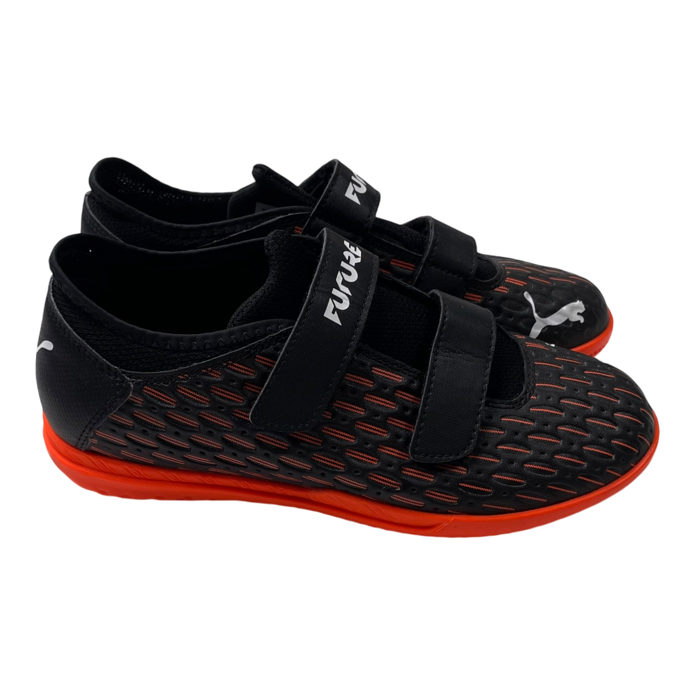 Puma Future kids sport shoe, black and orange | 37