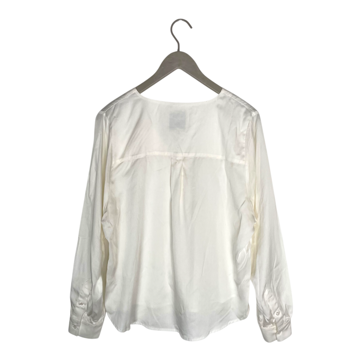 Kaiko v-neck button blouse, white | woman L