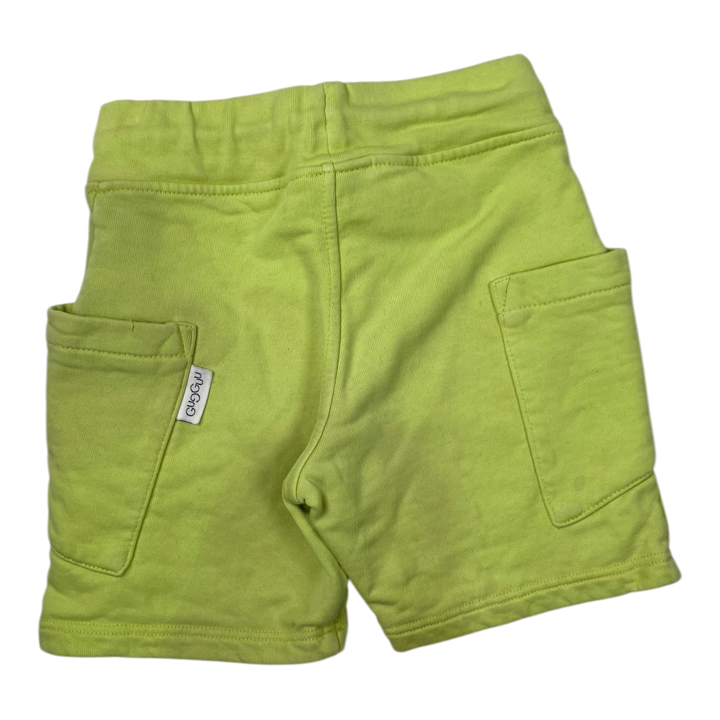 Gugguu sweat shorts, lime green | 104cm