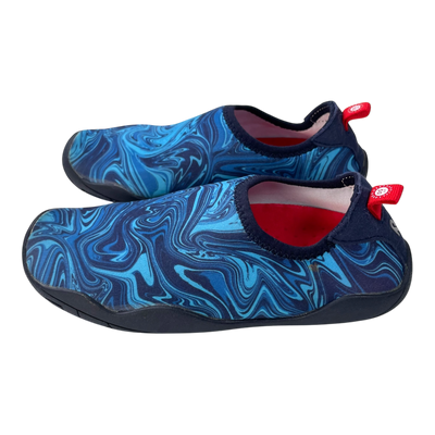 Reima lean swimming shoes, blue swirls | 30