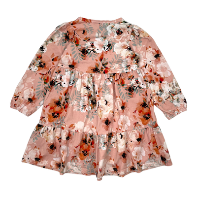 Kaiko frill puffy dress, peach blush | 110/116cm