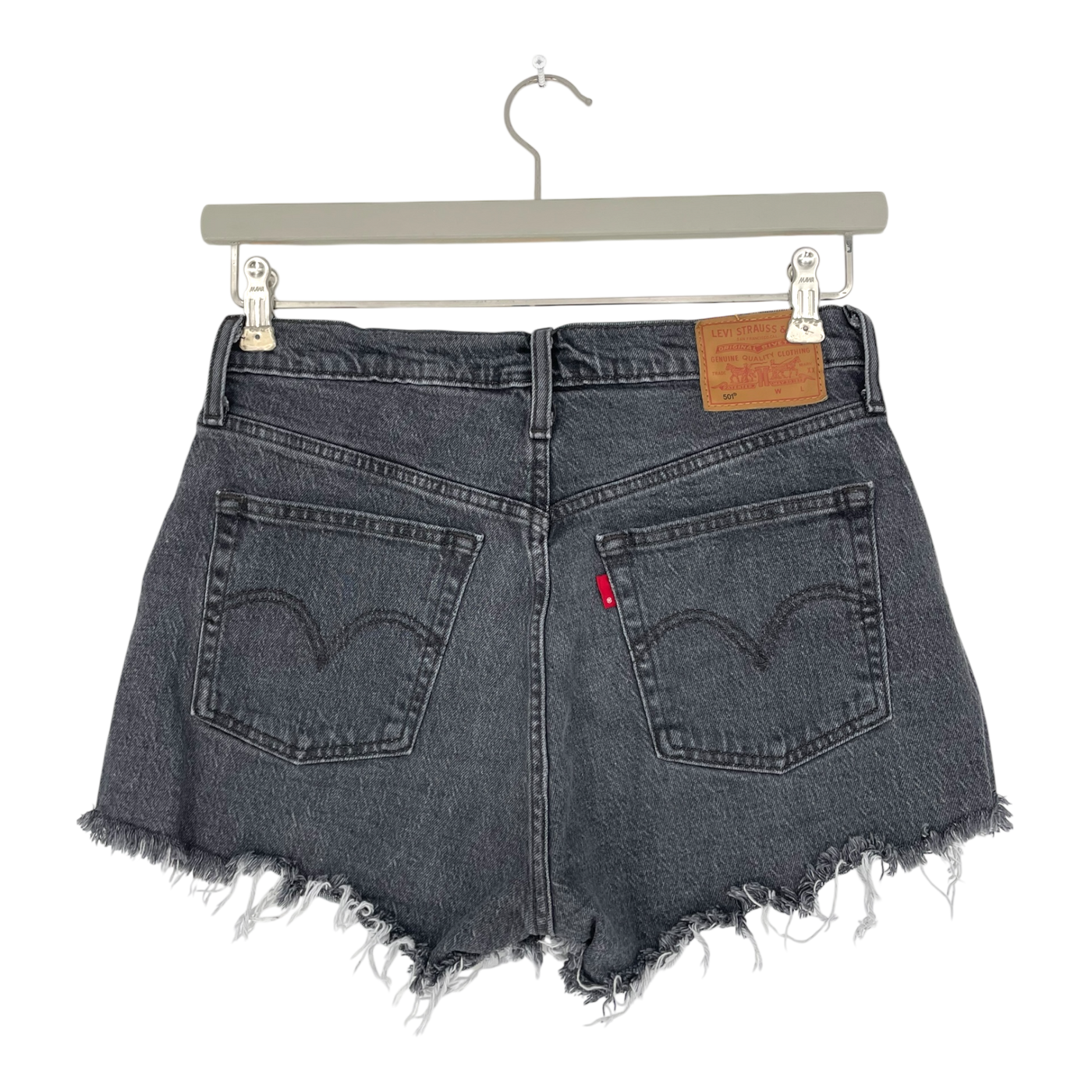 Levi's shorts, grey denim | W28