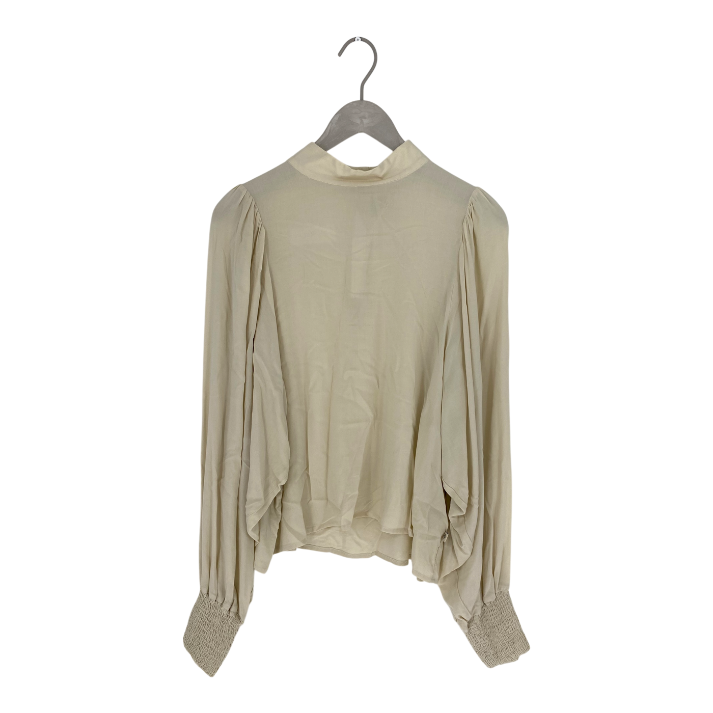 Kaiko puff blouse, cream white | woman L