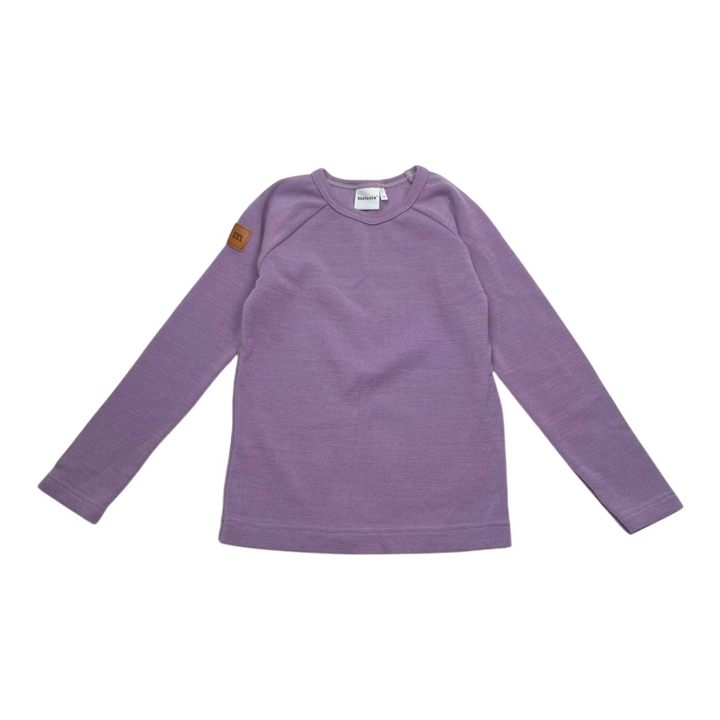 Metsola Rib Wolle Hemd, lila | 110 cm