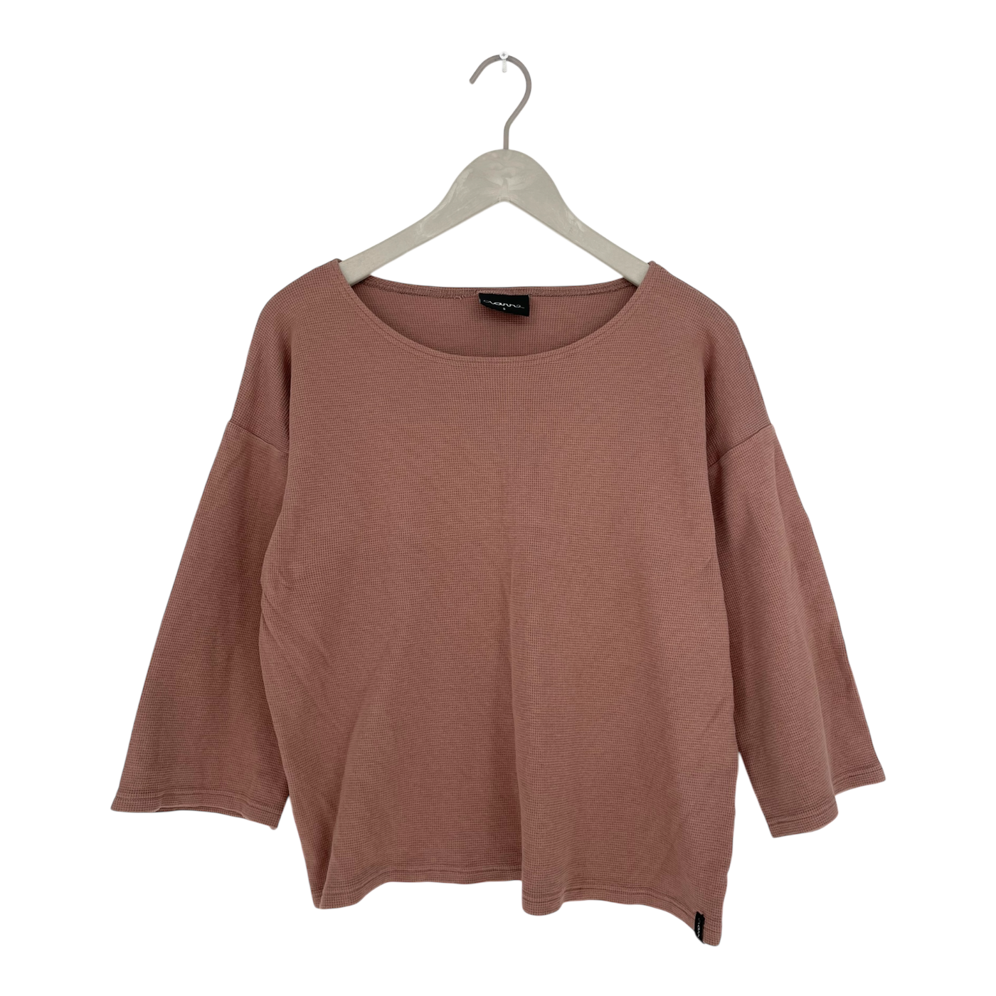 Aarre waffle shirt, brown | woman S