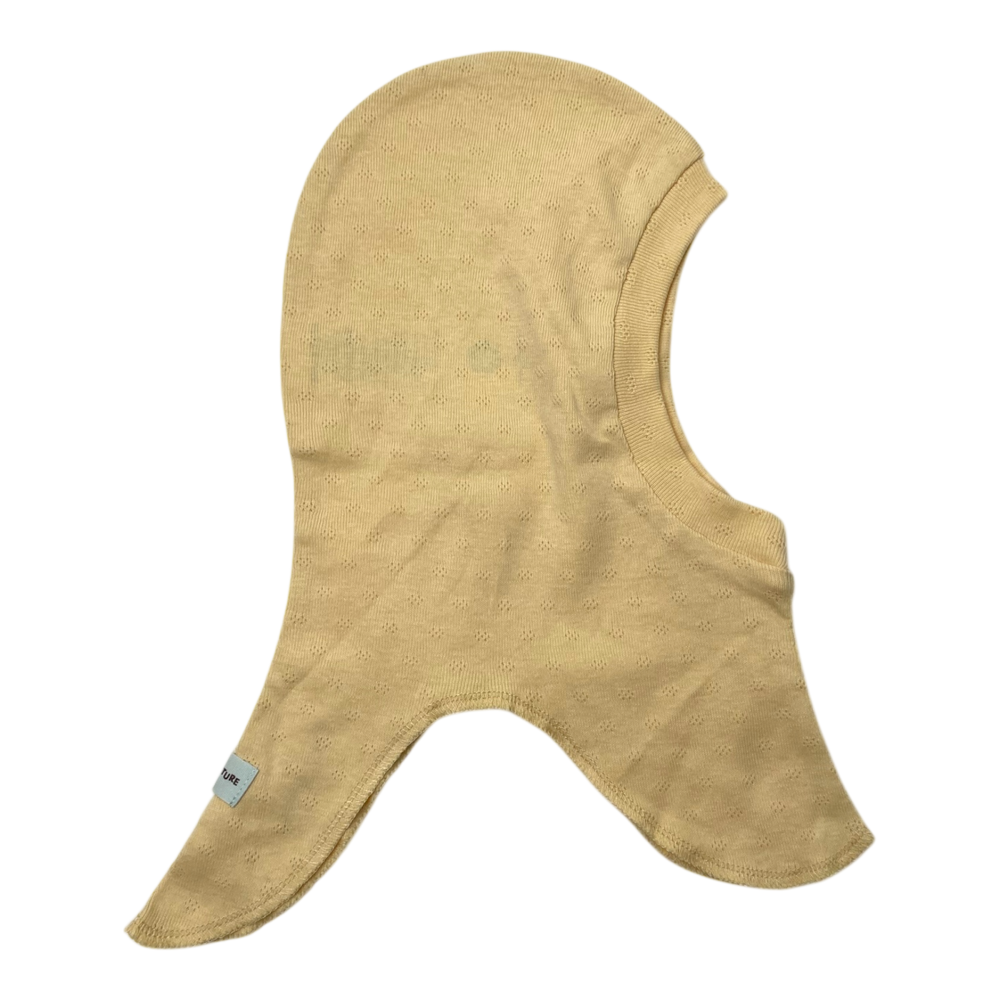 Mini A Ture bit hood, lemon | 6-12m