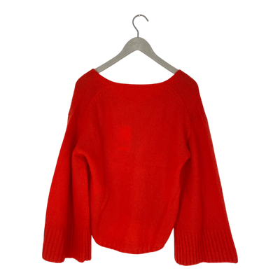 By Malene Birger cimone knitted sweater, orange red | woman XS