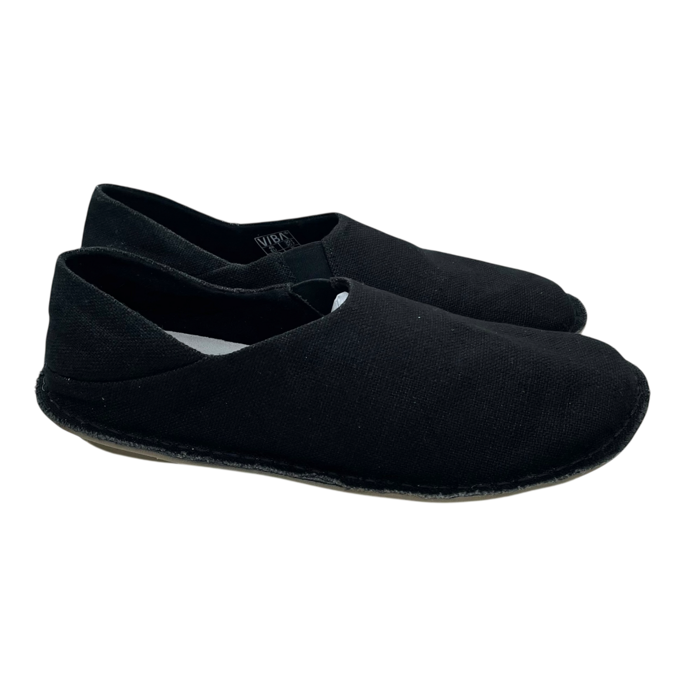VIBAe Zuma linen shoes, black | 48