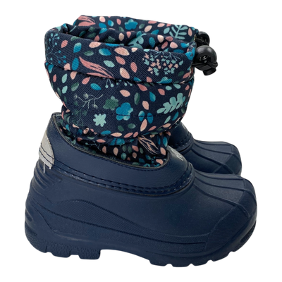 Reima loskari winter duck boots, flowers | 27