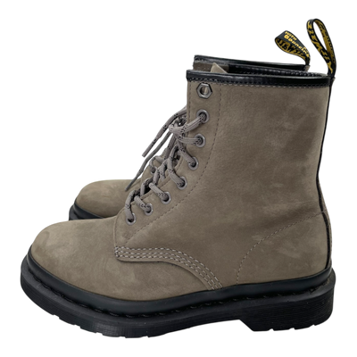 Dr. Martens 1460 lace up boots, grey suede | 38