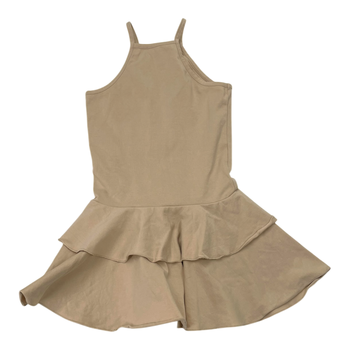 Gugguu spagetti frilla dress, wheat | 110cm
