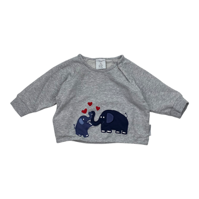 Polarn O. Pyret sweat shirt, grey | 56cm