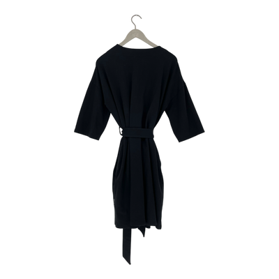 Riva Clothing wrap kimono dress, black | woman XS